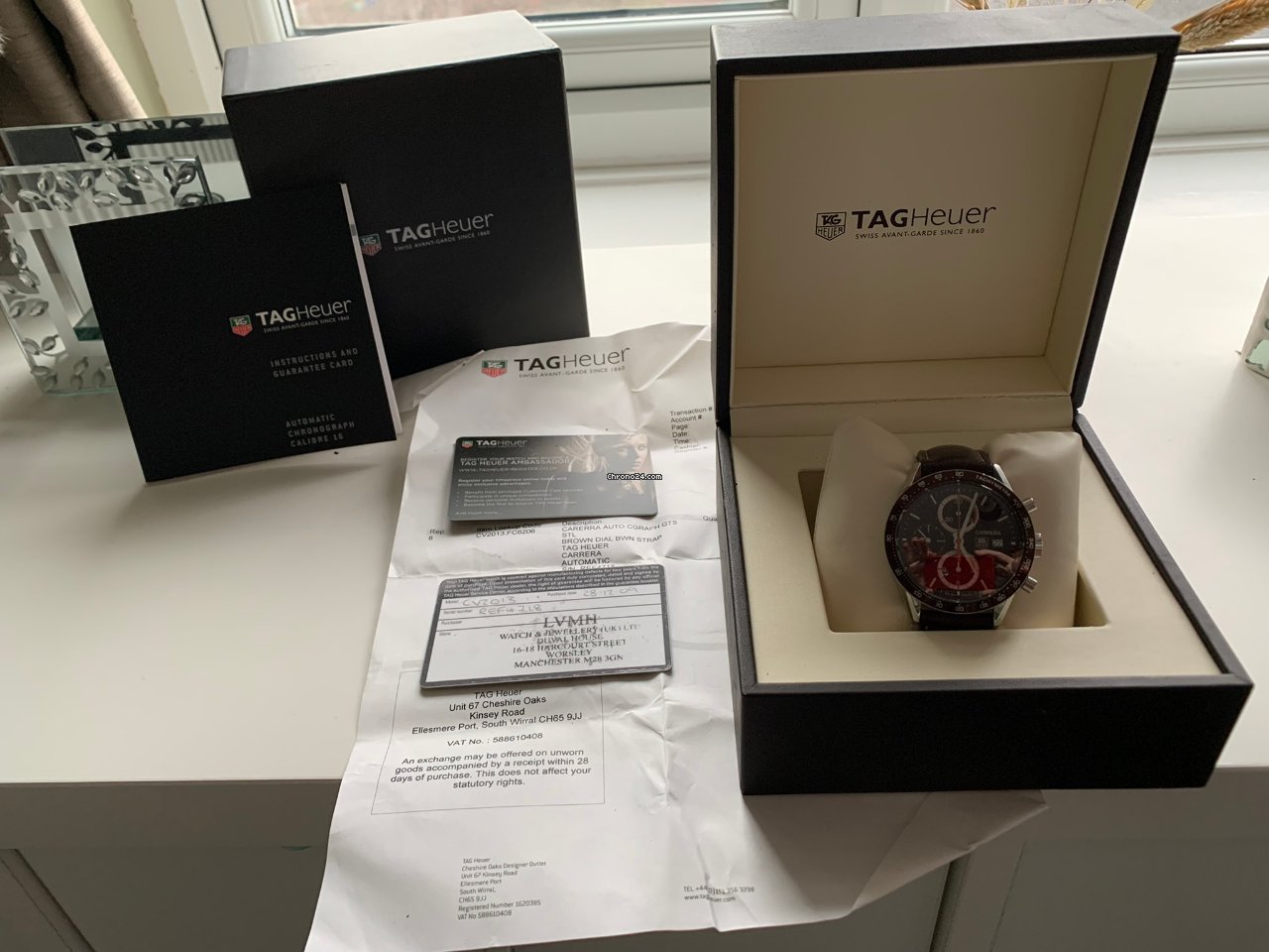 TAG Heuer Carrera Calibre 16 Mens watch Unisex Automatic Steel CV2013 7