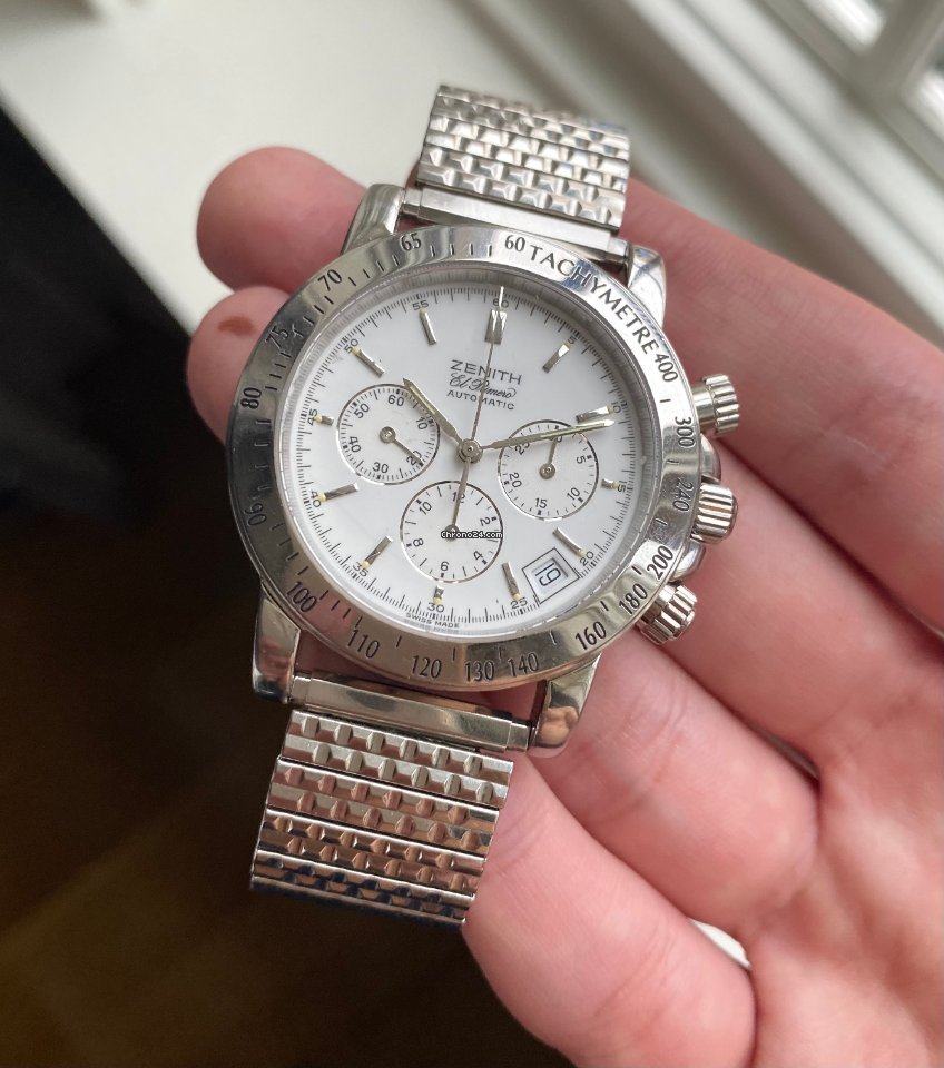 Zenith El Primero Chronograph Mens watch Unisex Automatic Steel 01-0360-400 7