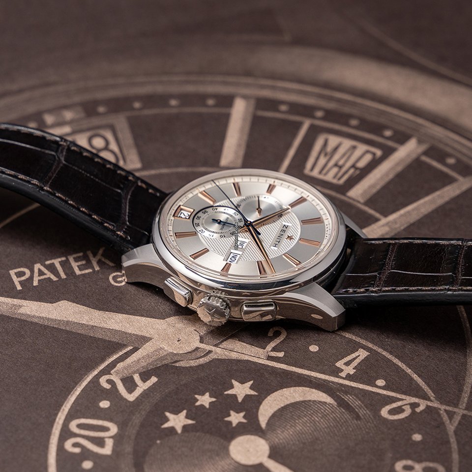 Zenith El Primero Winsor Annual Calendar Mens watch Unisex Automatic Steel 03.2070.4054 02.C711 7