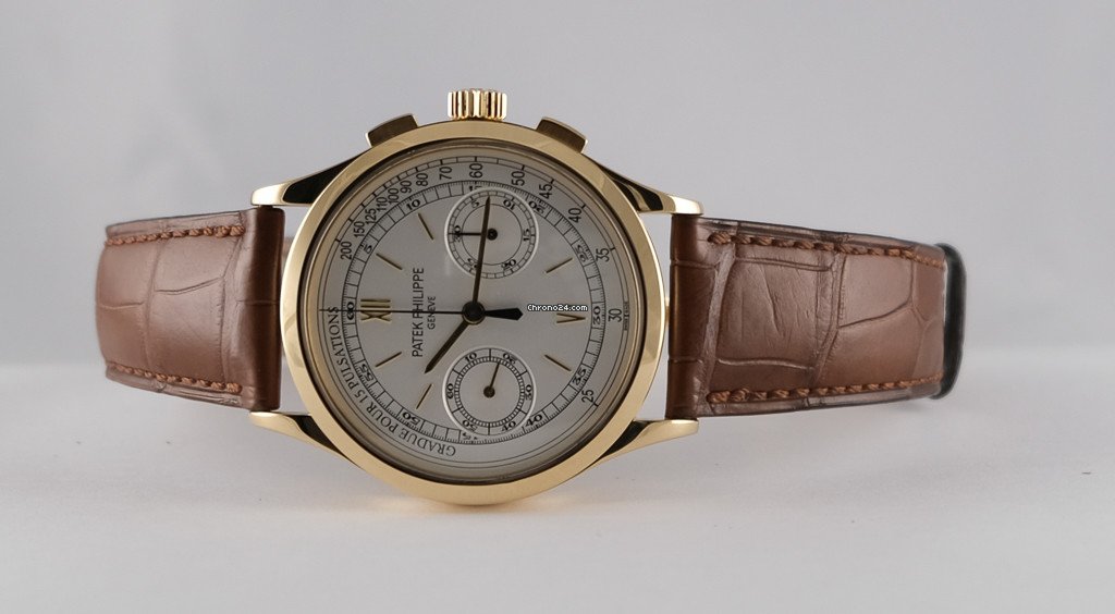 Patek Philippe Chronograph Mens watch Unisex Manual winding Yellow gold 5170 j -001 7