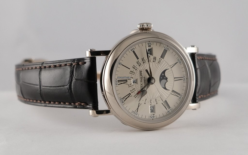 Patek Philippe Perpetual Calendar Mens watch Unisex Automatic White gold 5159 G - 001 7