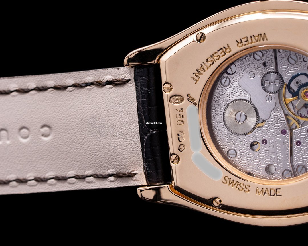 Cartier Tortue Mens watch Unisex Manual winding Yellow gold 2496C 7