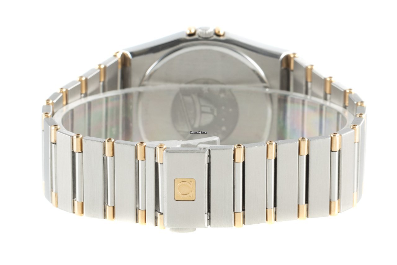 Omega Constellation Day-Date Mens watch Unisex Quartz Gold Steel 396.1070.1 7