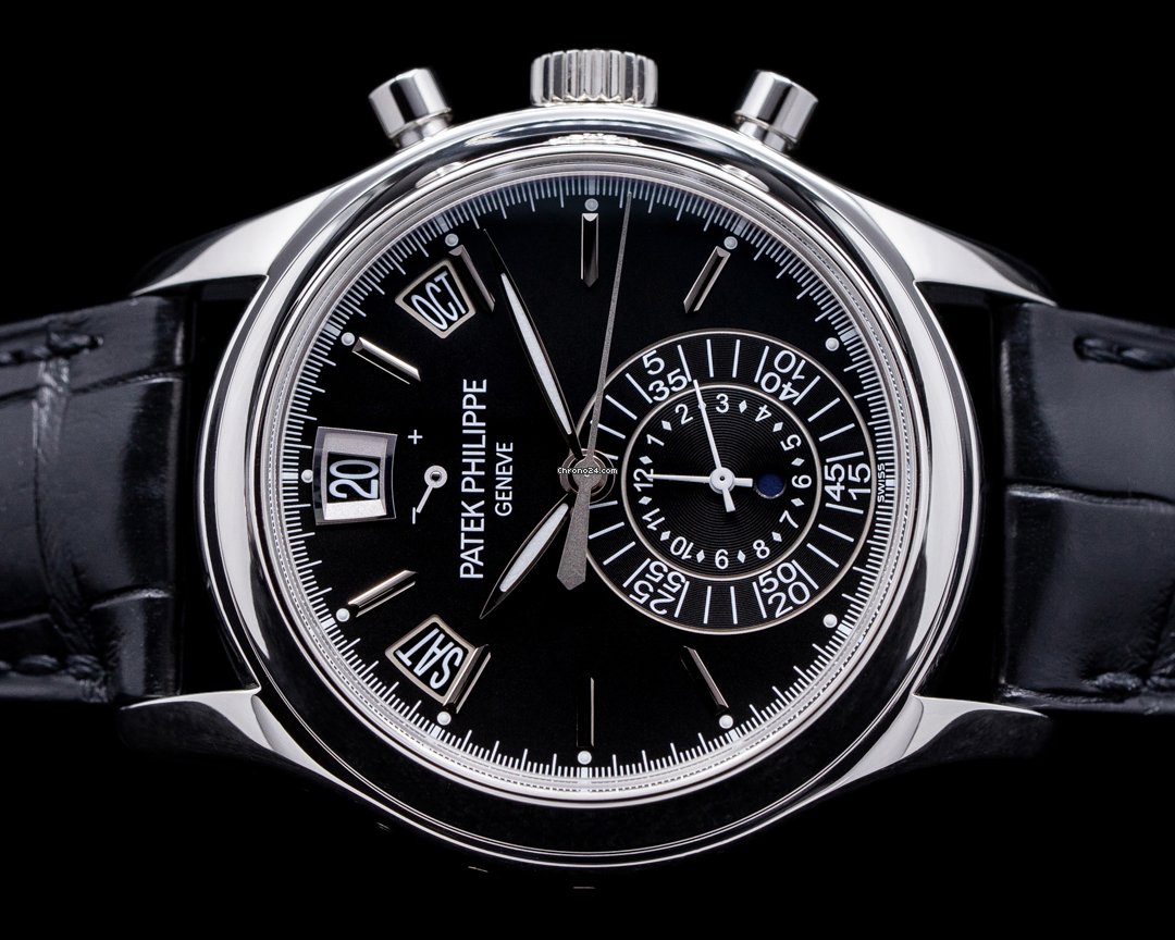 Patek Philippe Annual Calendar Chronograph Mens watch Unisex Automatic Platinum 5960P-016 7