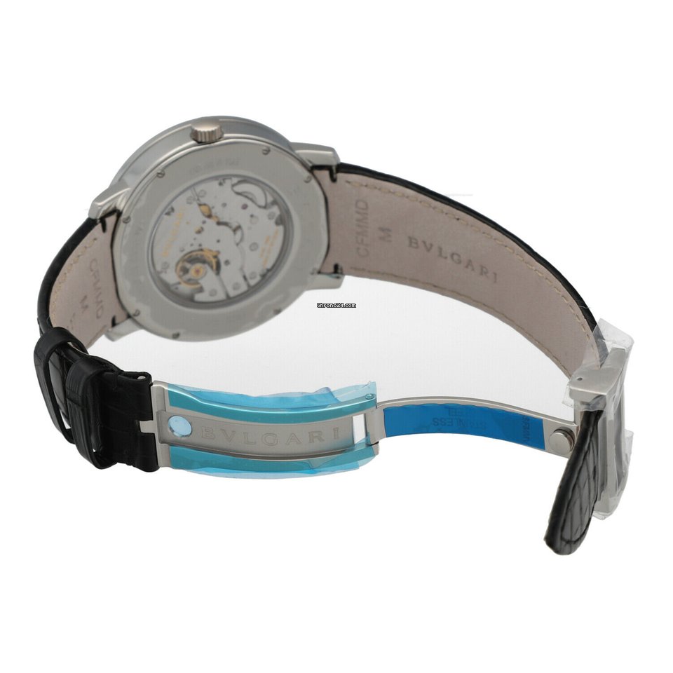 Bulgari Mens watch Unisex Manual winding Steel 101870 7