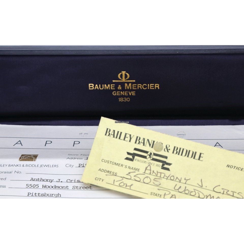 Baume & Mercier Mens watch Unisex Quartz Yellow gold 95600 7