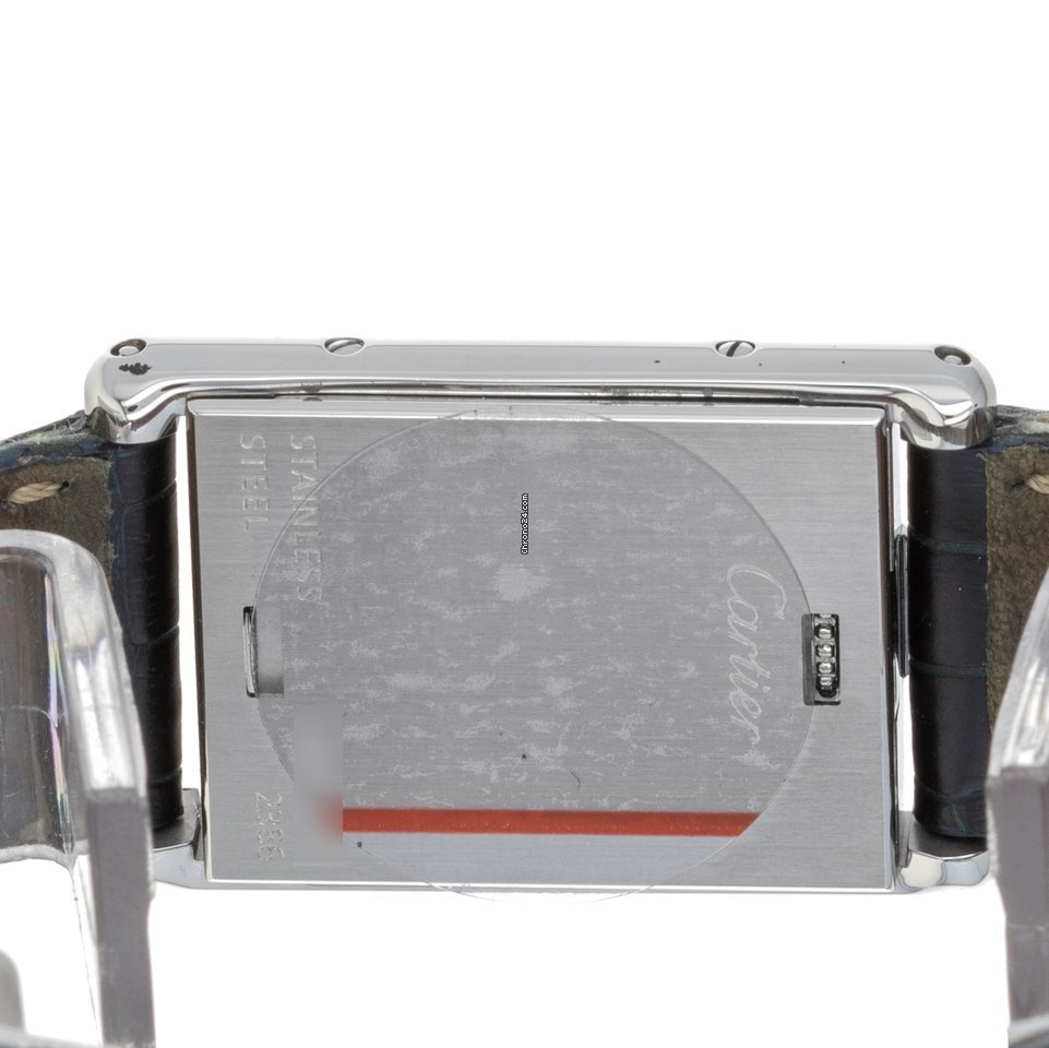 Cartier Tank Womens watch Quartz Steel 2386  W1011158 7