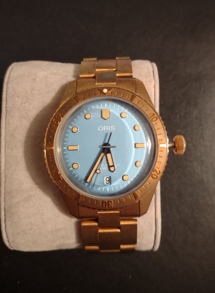 Oris Divers Sixty Five Mens watch Unisex Automatic Bronze 01 733 7771 3155-07 8 19 15 7