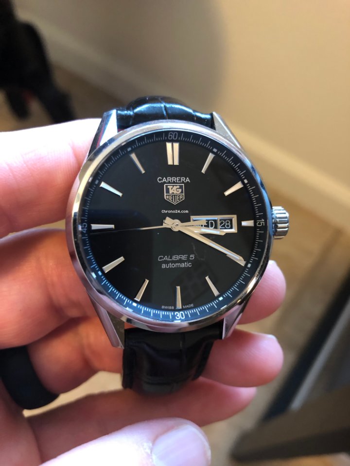 TAG Heuer Carrera Calibre 5 Mens watch Unisex Automatic Steel war201a.fc6266 7