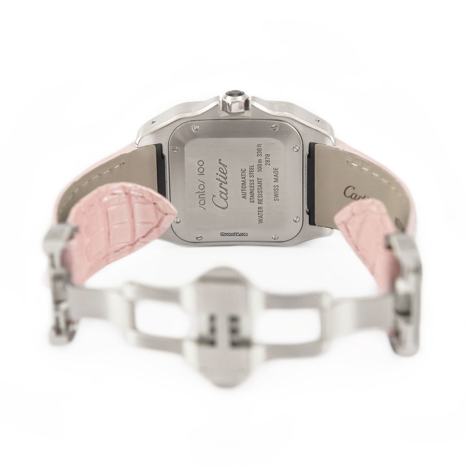 Cartier Santos 100 Womens watch Automatic Steel W20126X8 7