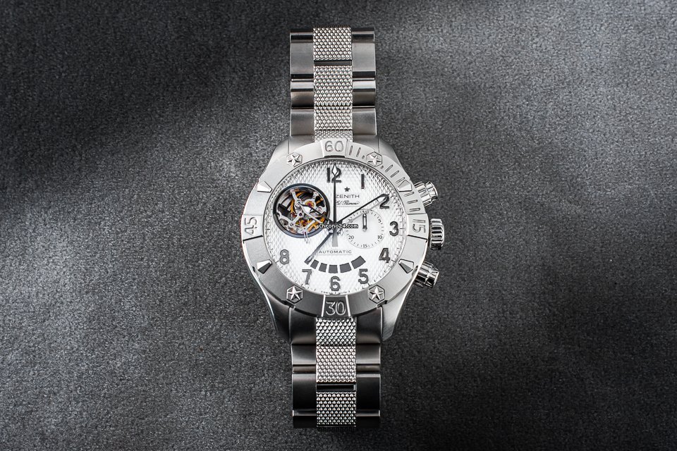 Zenith Defy El Primero Mens watch Unisex Automatic Steel 03.0516.4021 7