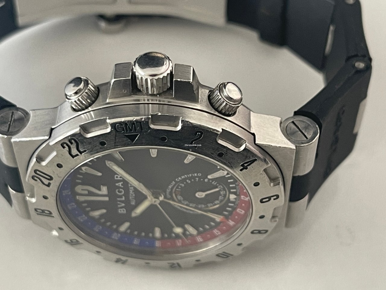 Bulgari Diagono Mens watch Unisex Automatic Steel GMT40S 7