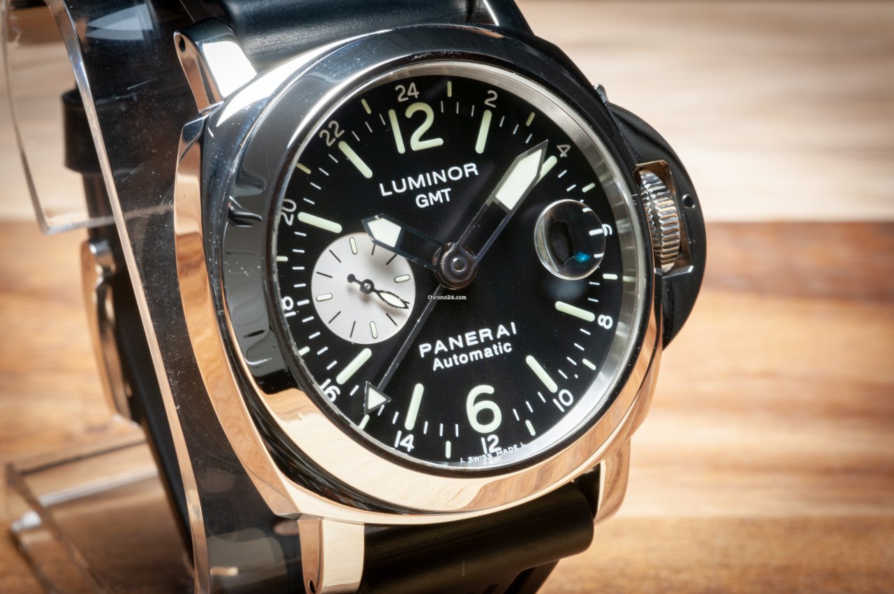 Panerai Luminor GMT Automatic Mens watch Unisex Automatic Steel PAM 00088 7