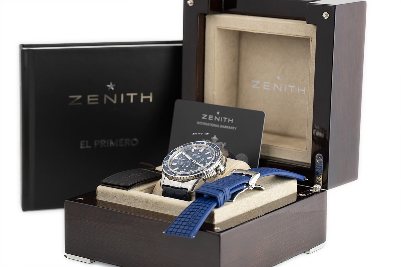 Zenith El Primero Stratos Flyback Mens watch Unisex Automatic Steel 03.2067.405 7