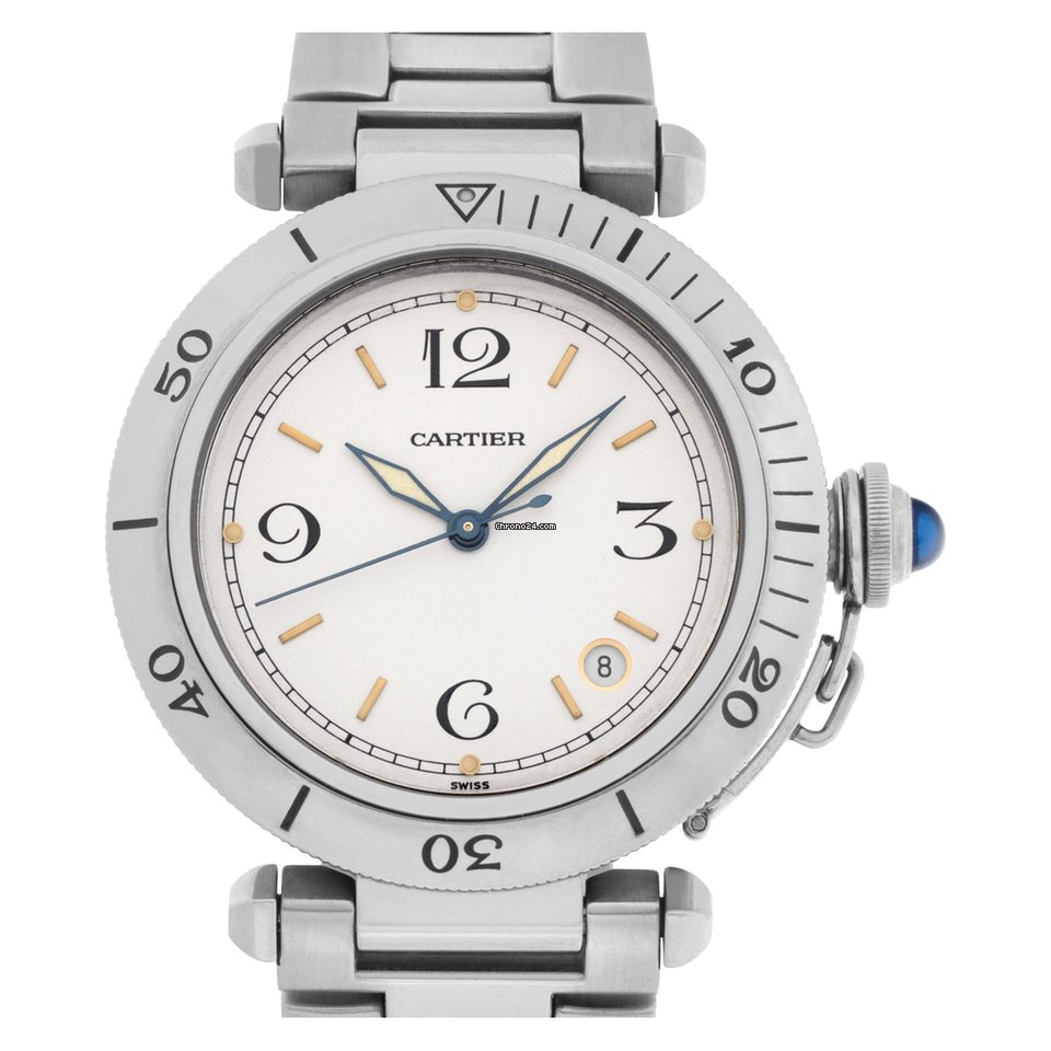 Cartier Pasha Mens watch Unisex Automatic Steel W3104H3 7