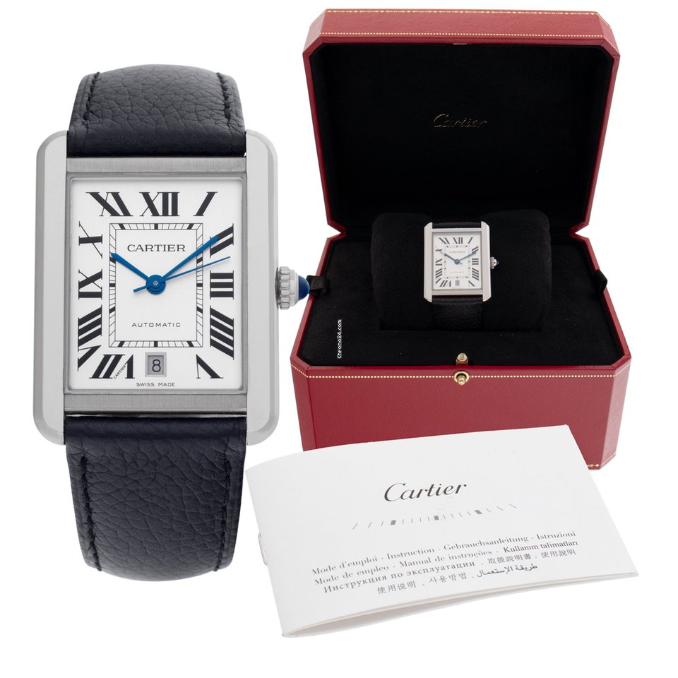 Cartier Tank Solo Mens watch Unisex Automatic Steel W5200027 7