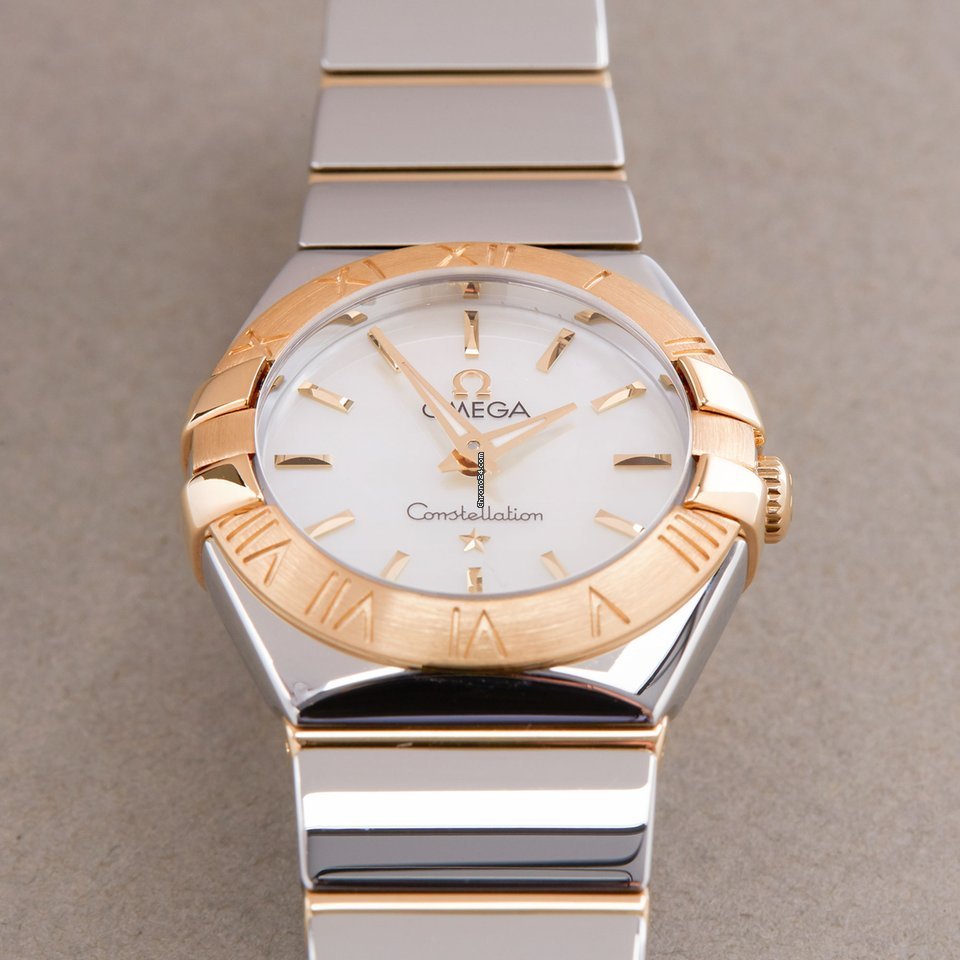 Omega Constellation Quartz Womens watch Quartz Gold Steel 123.20.24.60.05.002 7