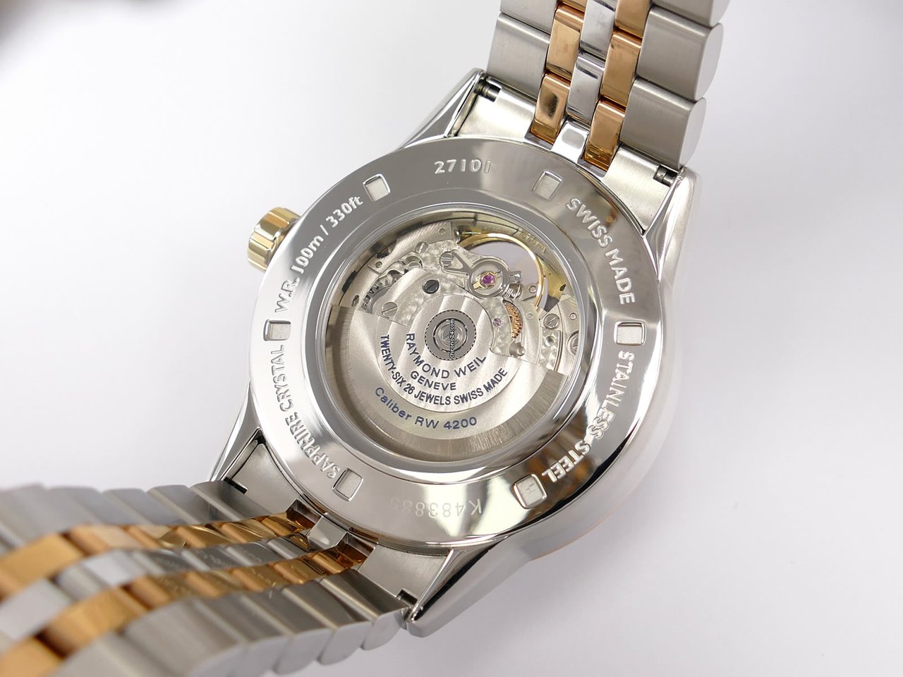 Raymond Weil Freelancer Mens watch Unisex Automatic Gold Steel 27101 7