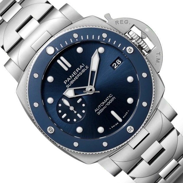Panerai Luminor Submersible Mens watch Unisex Automatic Steel PAM 01068 7