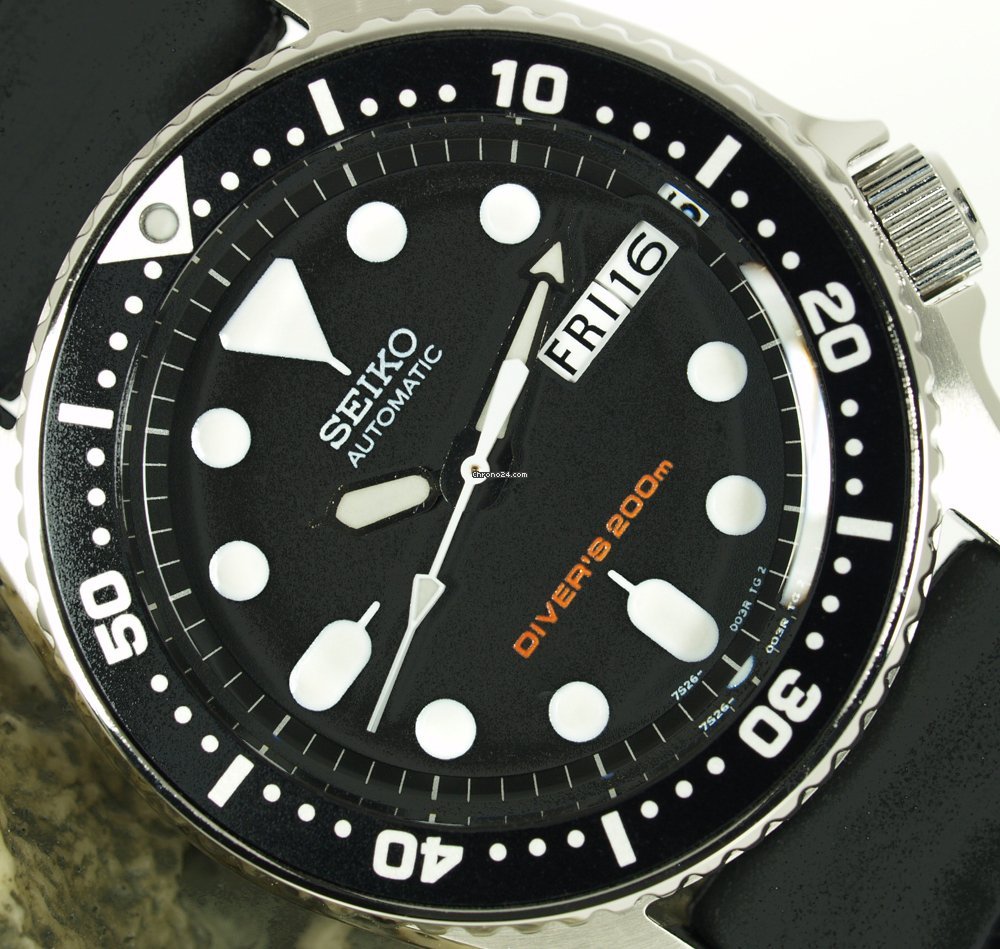 Seiko Mens watch Unisex Automatic Steel SKX013K1 7
