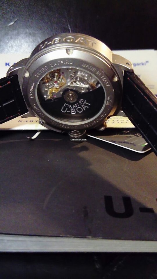 U-Boat Flightdeck Mens watch Unisex Automatic Titanium A07211 7