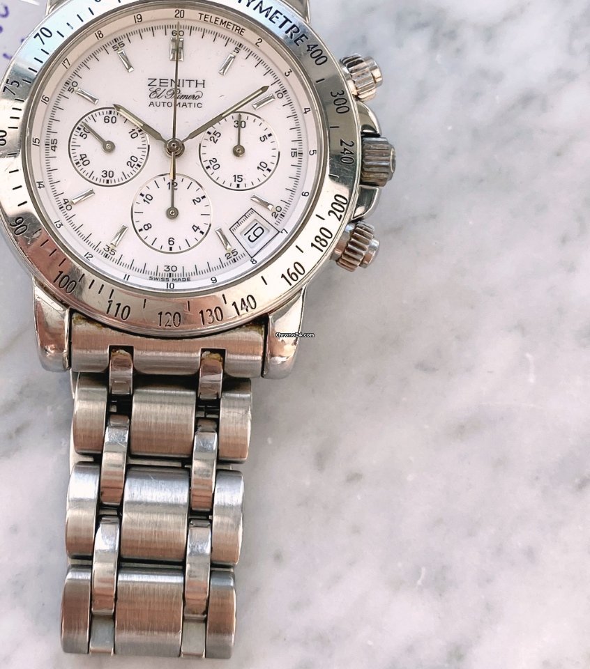 Zenith El Primero Chronograph Mens watch Unisex Automatic Steel 01-0460-400 7