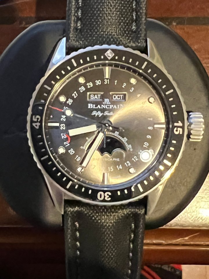 Blancpain Fifty Fathoms Bathyscaphe Mens watch Unisex Automatic Titanium 5054-1110-B52A 7