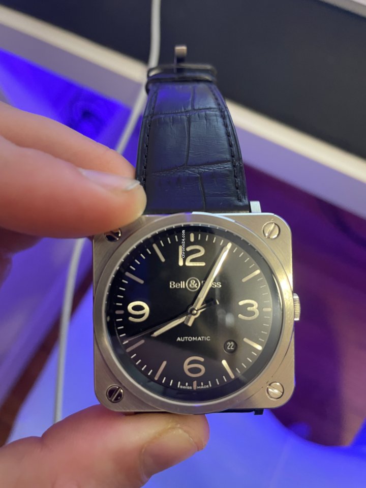 Bell & Ross BR S Mens watch Unisex Automatic Steel BRS92-BL-ST 7