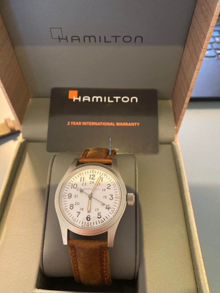 Hamilton Khaki Field Mens watch Unisex Manual winding Steel H69439411 7