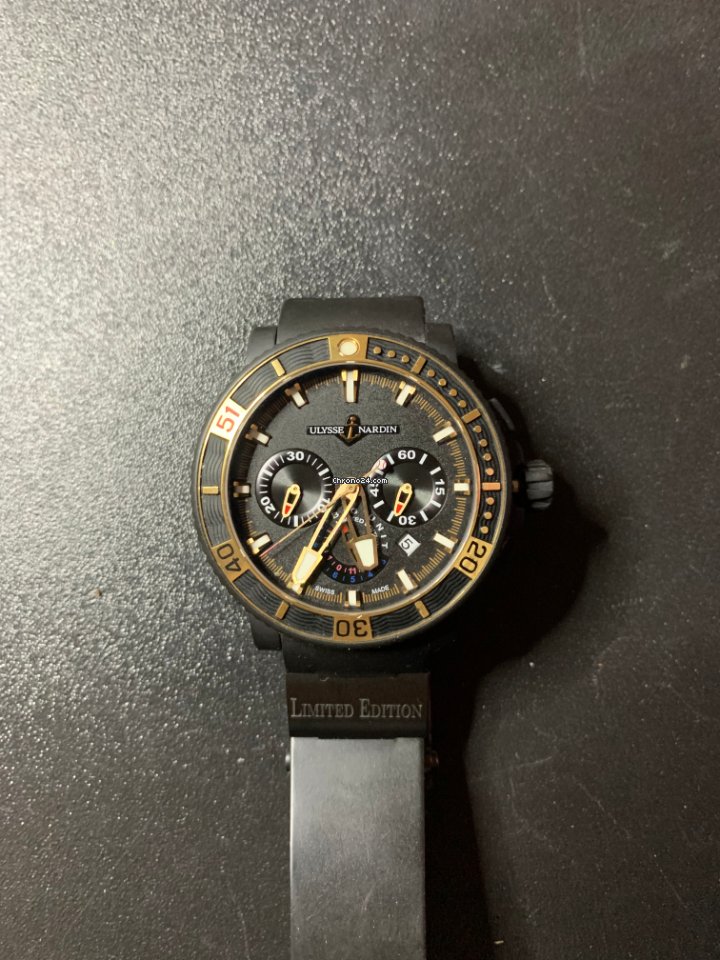 Ulysse Nardin Mens watch Unisex Automatic Steel 353-95 LE 
