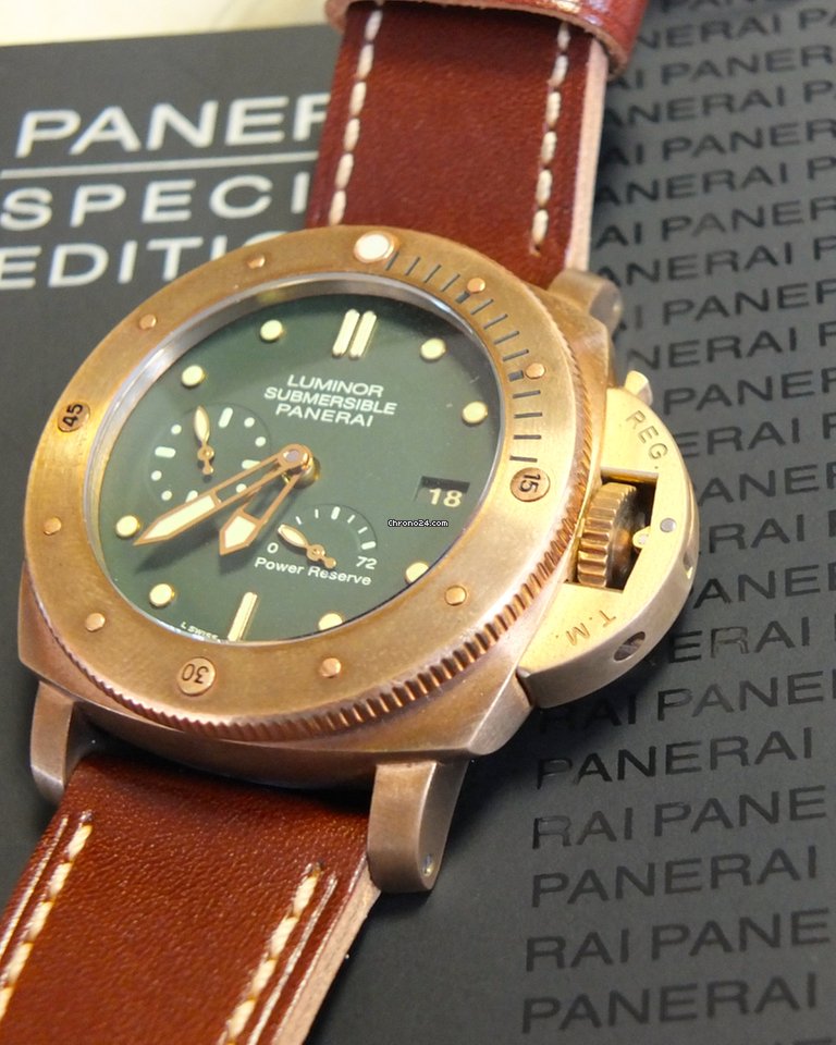 Panerai Special Editions Mens watch Unisex Automatic PAM00507 PAM507 507 Bronzo NEU 7