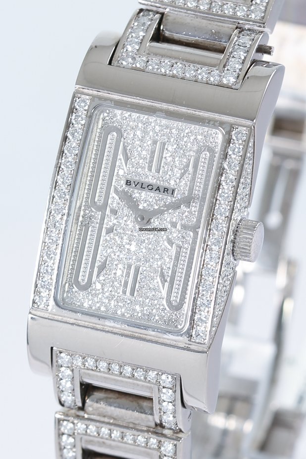 Bulgari Rettangolo Womens watch Quartz White gold Rettangolo 7