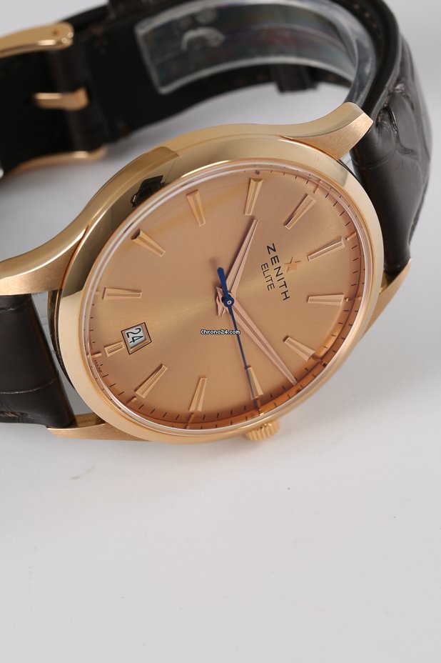 Zenith Captain Central Second Mens watch Unisex Automatic Rose gold 18.2020.670 7