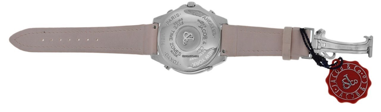 Jacob & Co. Five Time Zone Mens watch Unisex Quartz Steel JC-ATH10 7