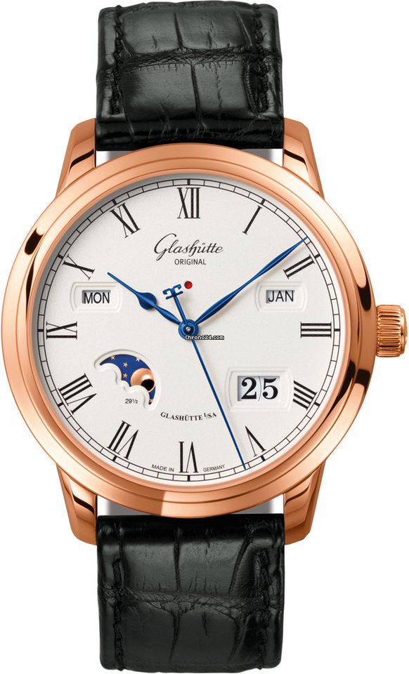 Glashtte Original Senator Perpetual Calendar Mens watch Unisex Automatic Red gold 100-02-22-05-05 7