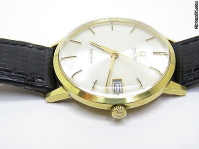 Omega Mens watch Unisex Manual winding Gold Steel 132041 7