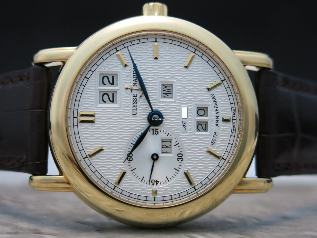 Ulysse Nardin Mens watch Unisex Automatic Yellow gold 311.22 7