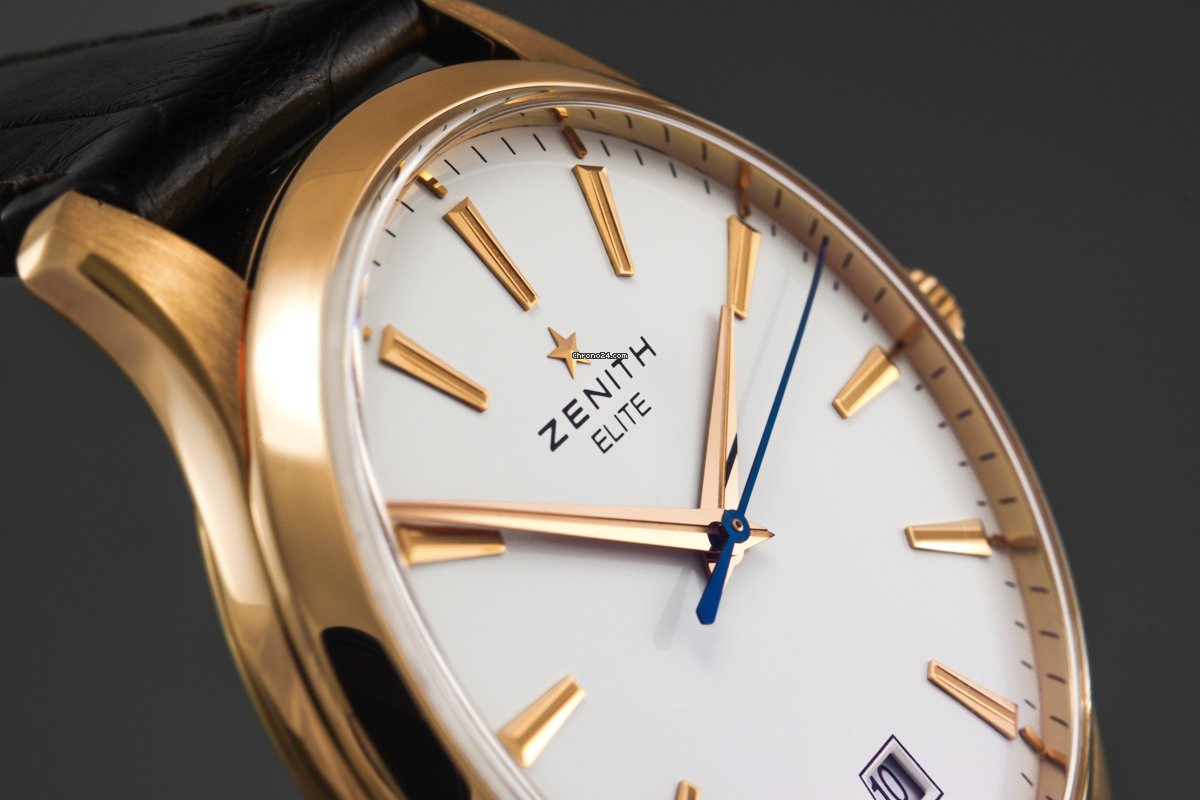 Zenith Captain Central Second Mens watch Unisex Automatic Rose gold 18.2020.670 11.C498 7