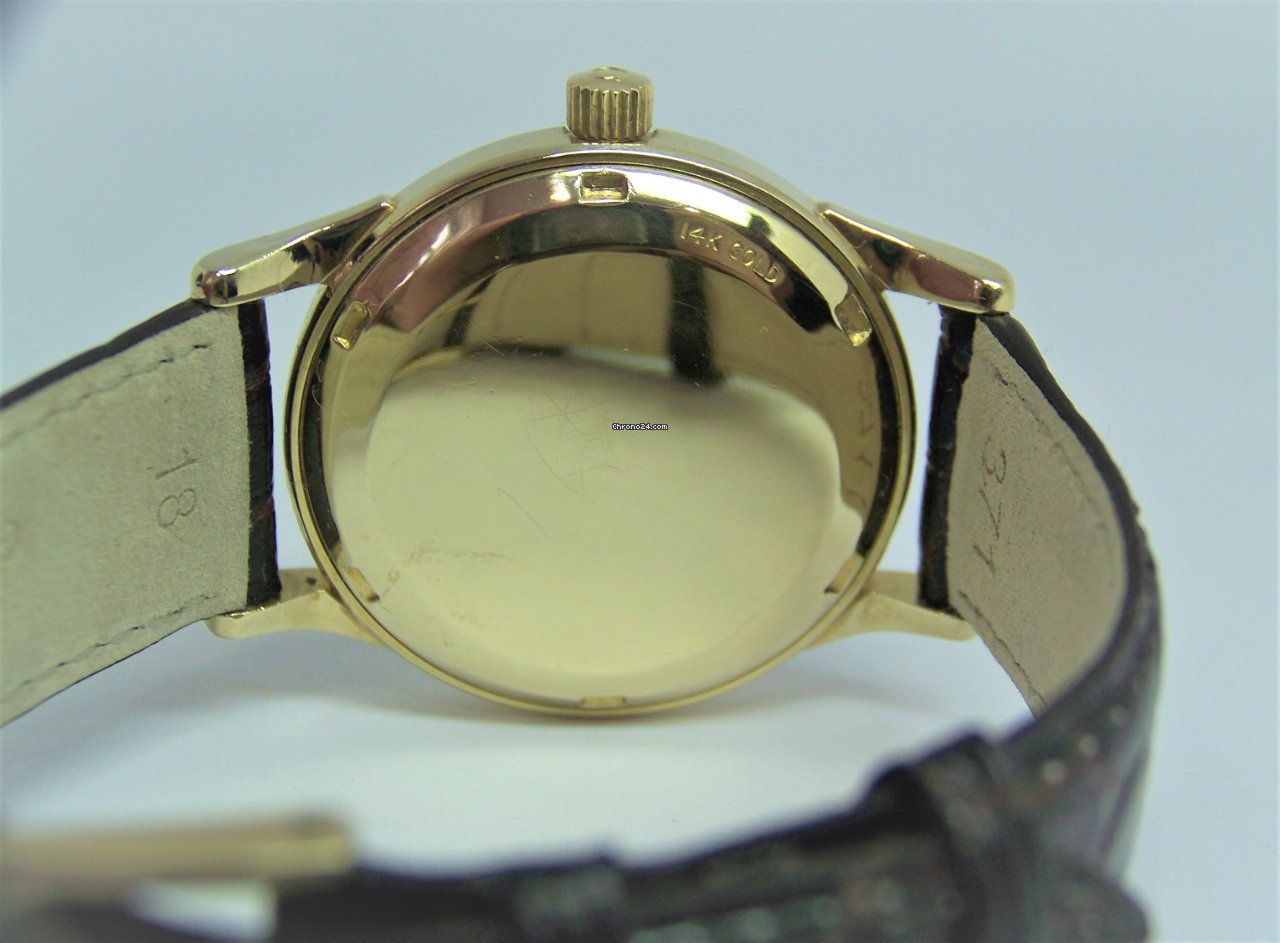 Omega Seamaster Mens watch Unisex Manual winding Yellow gold 9082 7