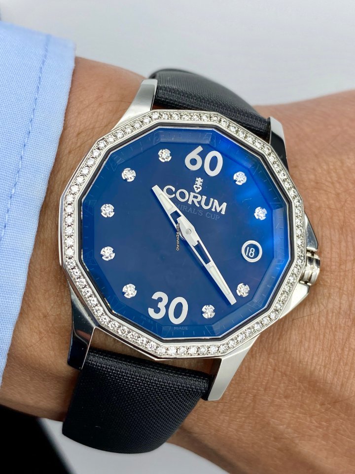 Corum Admirals Cup Legend 38 Womens watch Automatic Steel 082.101.47 0F41 PN11 7