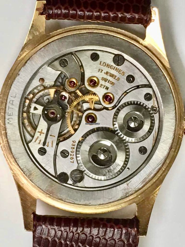 Longines Mens watch Unisex Manual winding Yellow gold 6247 7