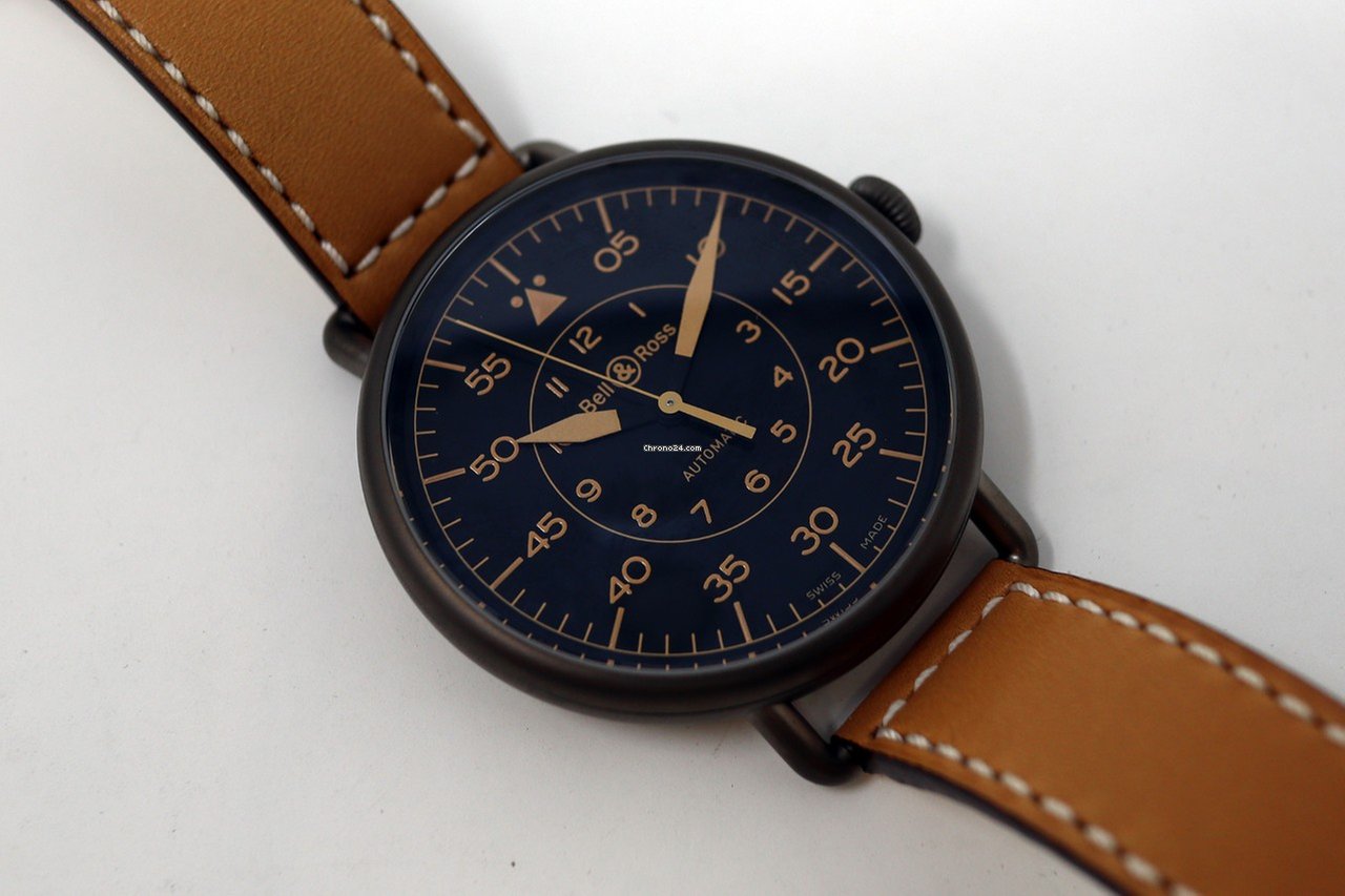 Bell & Ross Vintage Mens watch Unisex Automatic Steel BRWW1-92-HER SCA 7