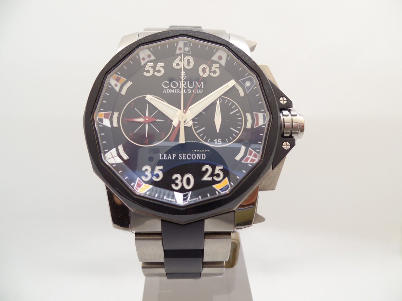 Corum Admirals Cup Leap Second 48 Mens watch Unisex Automatic Titanium 895.931.06 V791 AN92 7