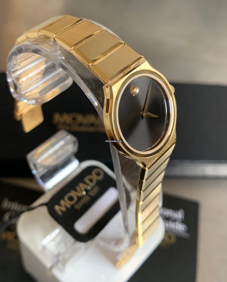 Movado Museum Womens watch Quartz Yellow gold ref.Saphire n C80 - 40-40-884 RGlox - LTD ref. n 254 7
