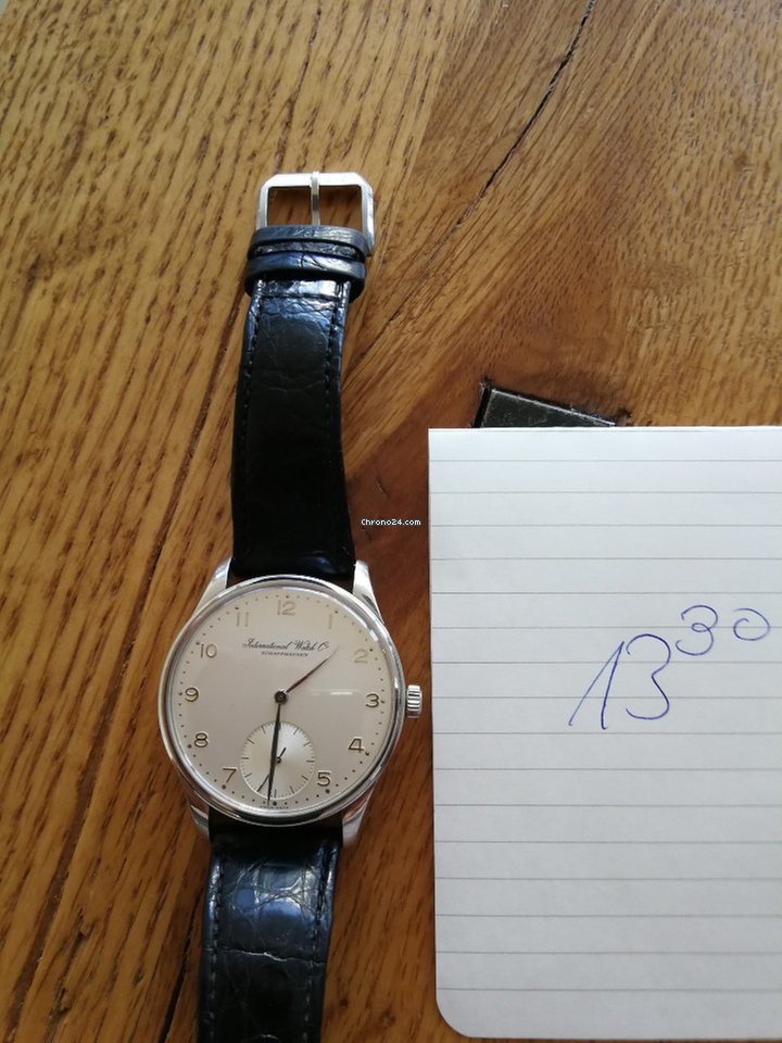 IWC Portuguese Hand-Wound Mens watch Unisex Manual winding Platinum 5441 7