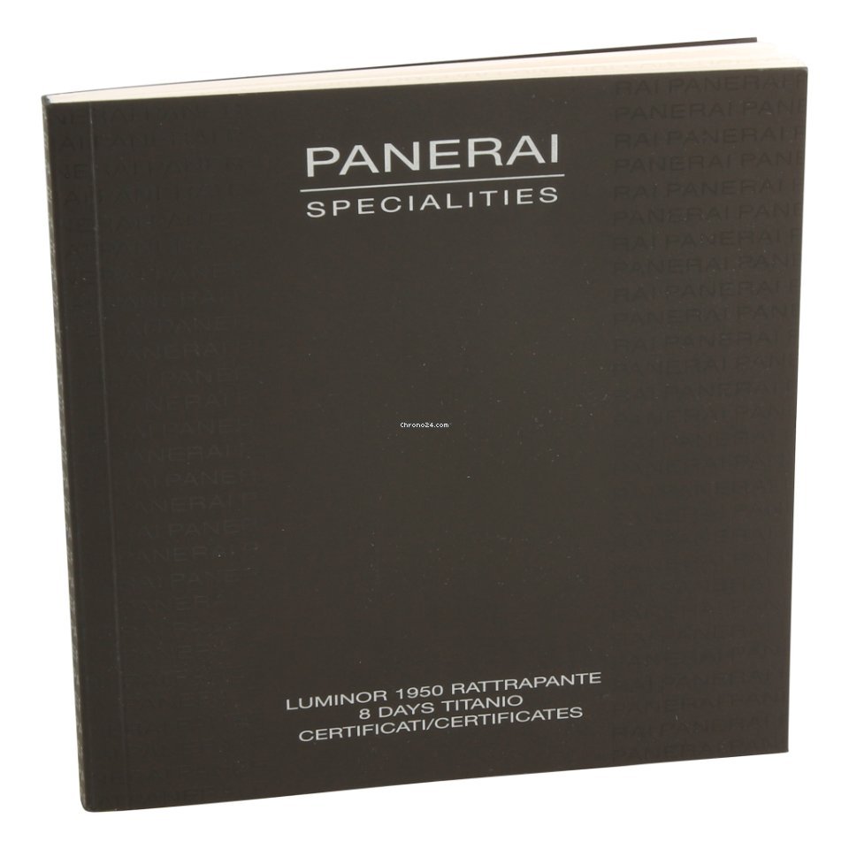 Panerai Luminor 1950 Rattrapante 8 Days Mens watch Unisex Manual winding Titanium PAM 00530 7