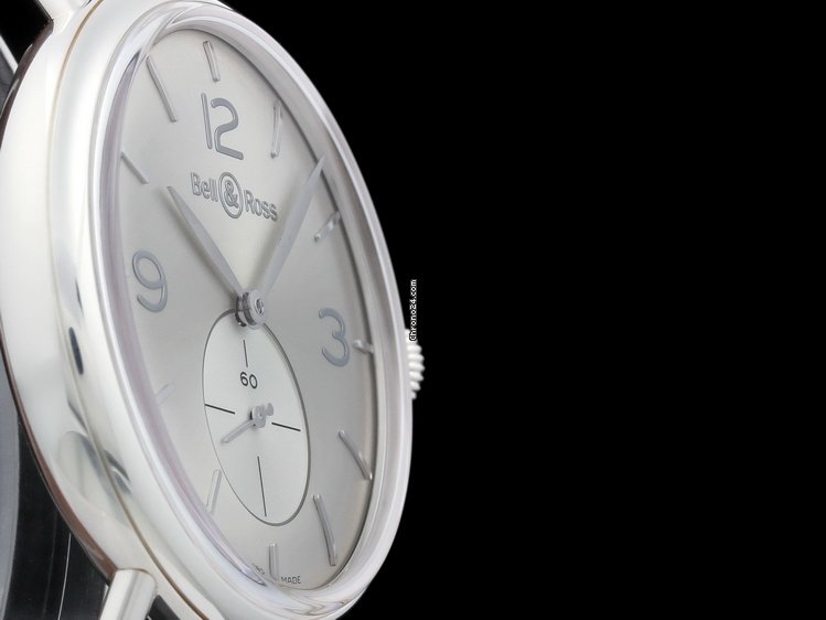 Bell & Ross Vintage Mens watch Unisex Manual winding Silver BRWW1-ME-AG-SI-SCR 7