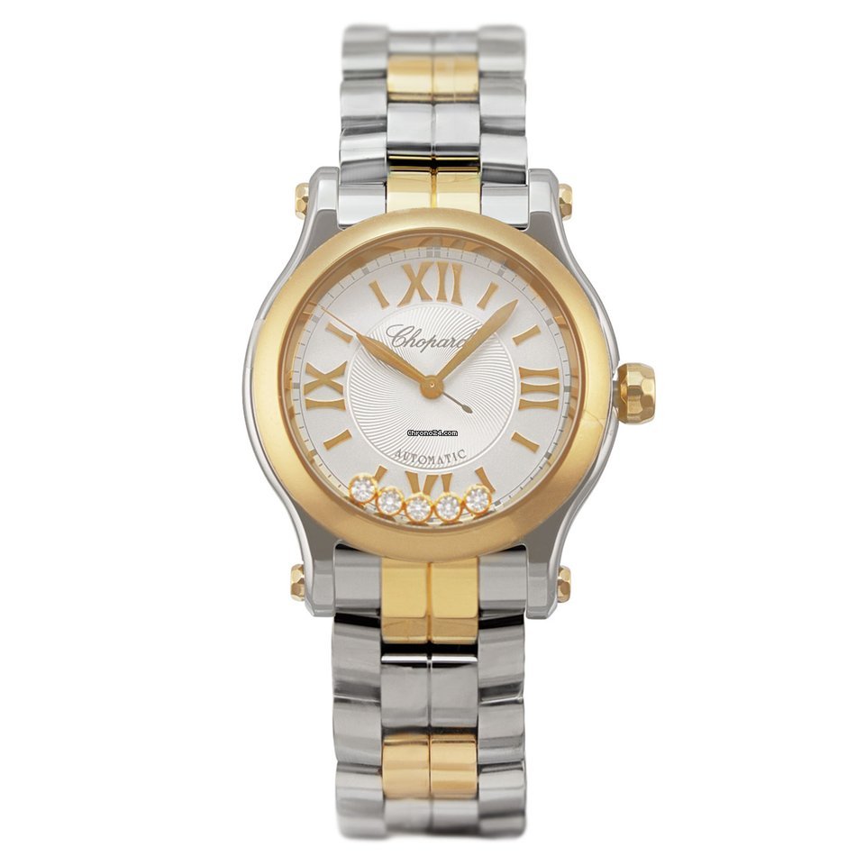 Chopard Happy Sport Womens watch Automatic Gold Steel 278573-6009