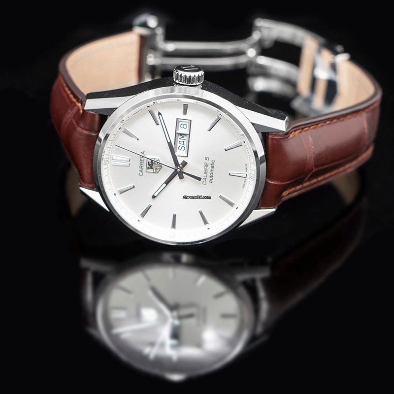 TAG Heuer Carrera Calibre 5 Mens watch Unisex Automatic Steel WAR201B.FC6291