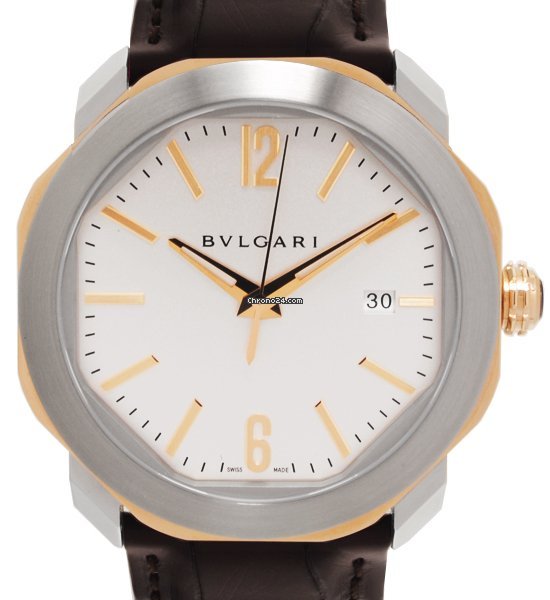 Bulgari Octo Mens watch Unisex Automatic Gold Steel OC41C6SPGLD